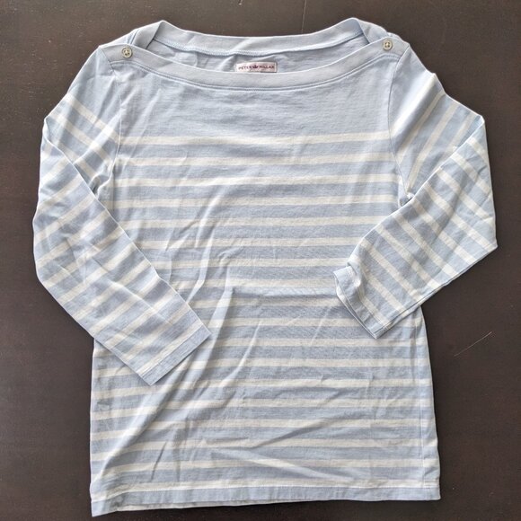 Peter Millar Striped Blouse Size Small - Picture 1 of 4